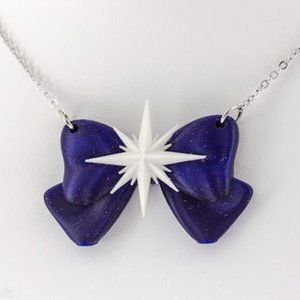 Sailor Saturn Bow Necklace (Sailor Moon)